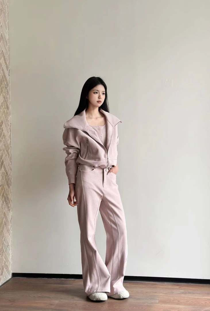 IN OASIS 新款卫衣+长裤卫衣假两件懒人穿搭显瘦显比例