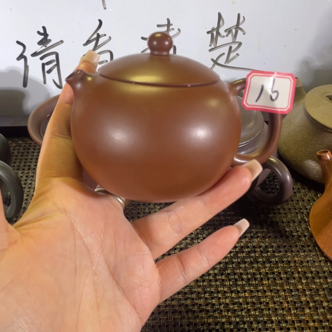 紫砂茶壶水**秀西施紫泥