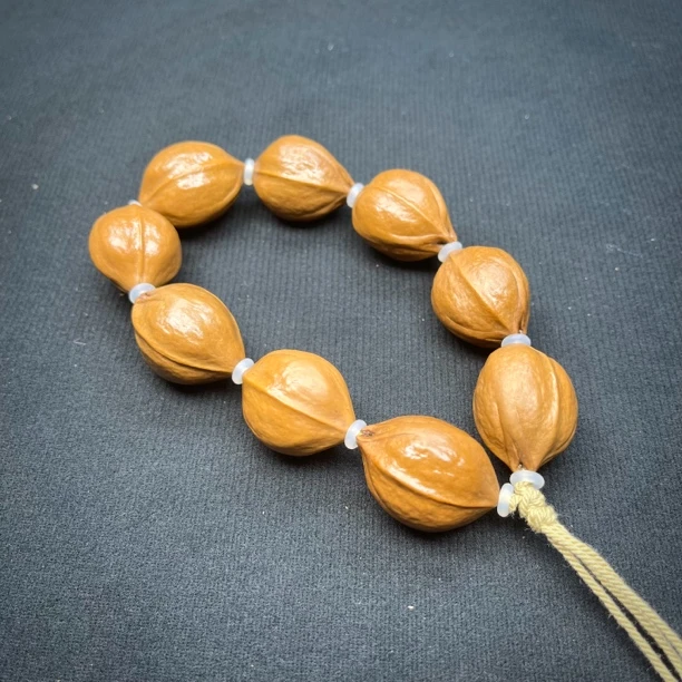 梅林铁核手串橄榄核素串尺寸20高密