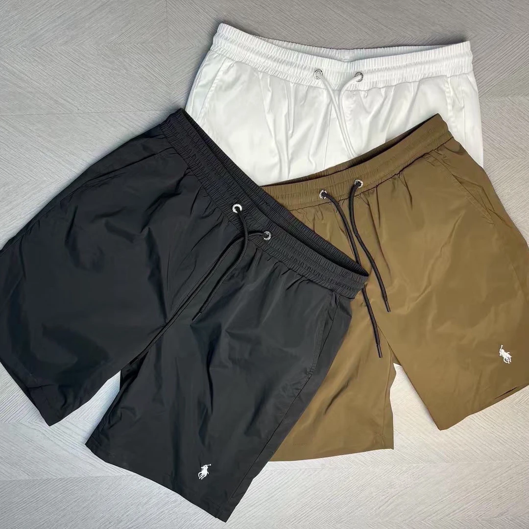 短裤夏季刺绣凉感微弹工装短裤舒适速干薄款简约潮流百搭男款