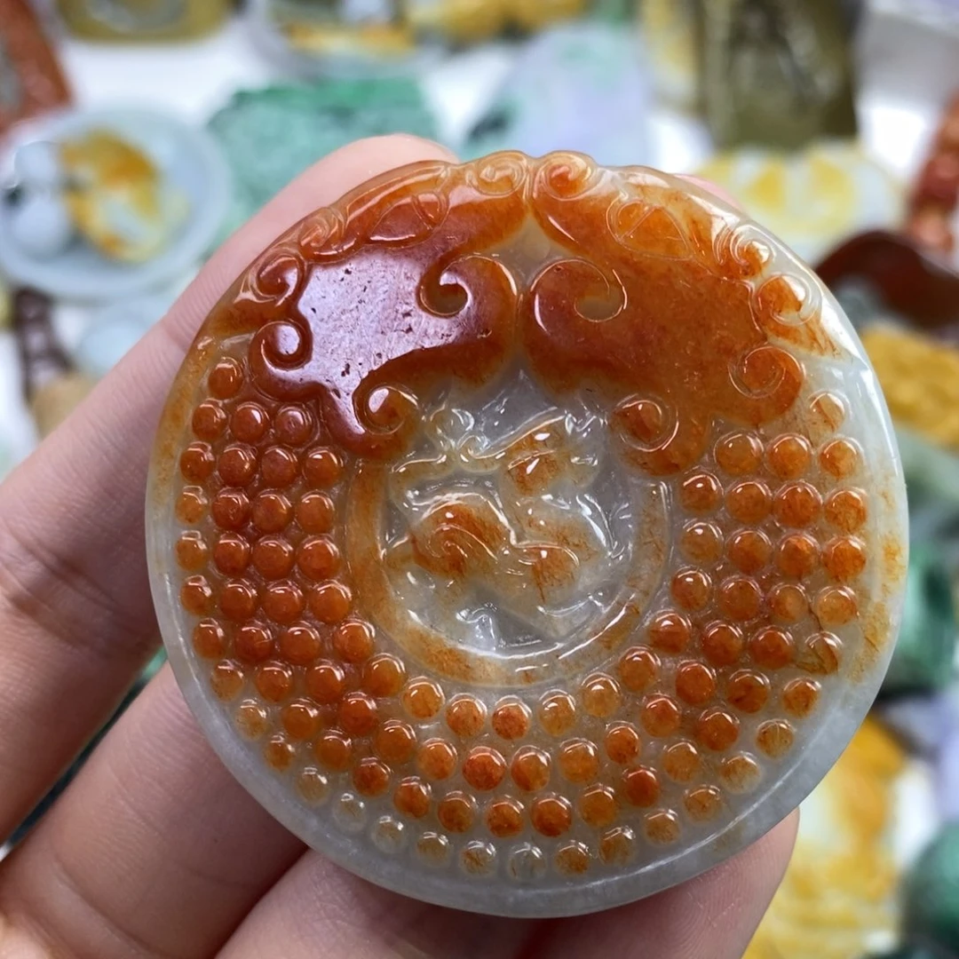 翡翠未镶嵌颈饰吊坠