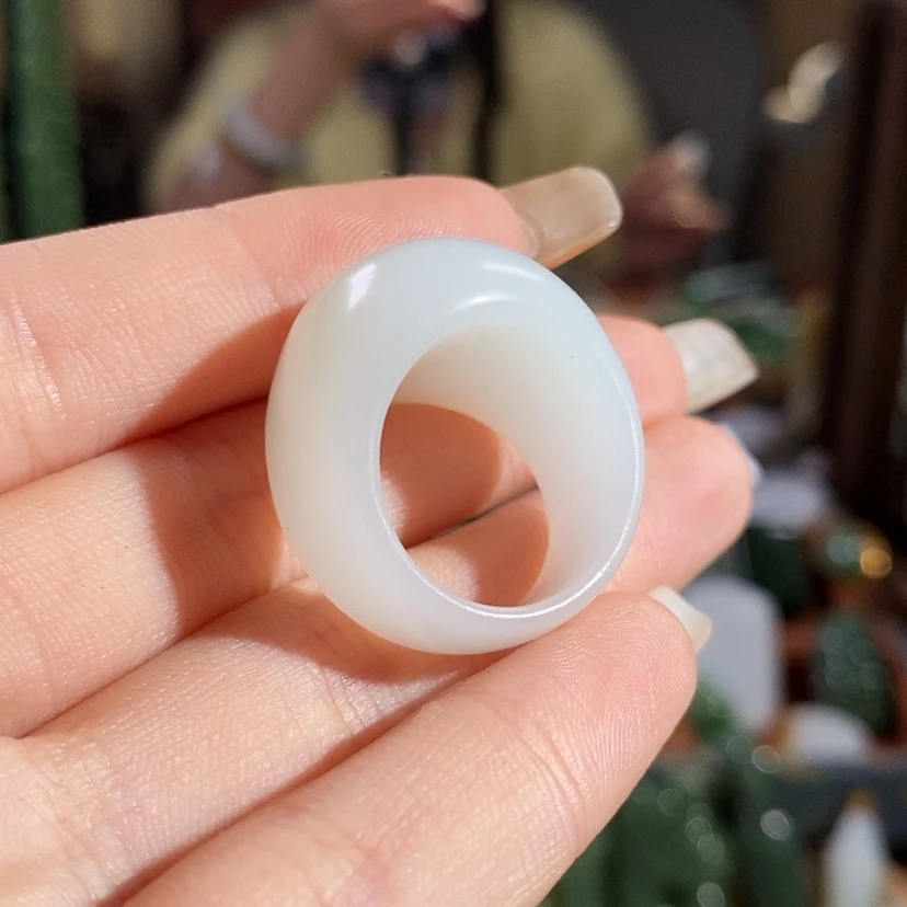 【闪购商品】未镶嵌手串和田玉戒指13.5、18圈口备注