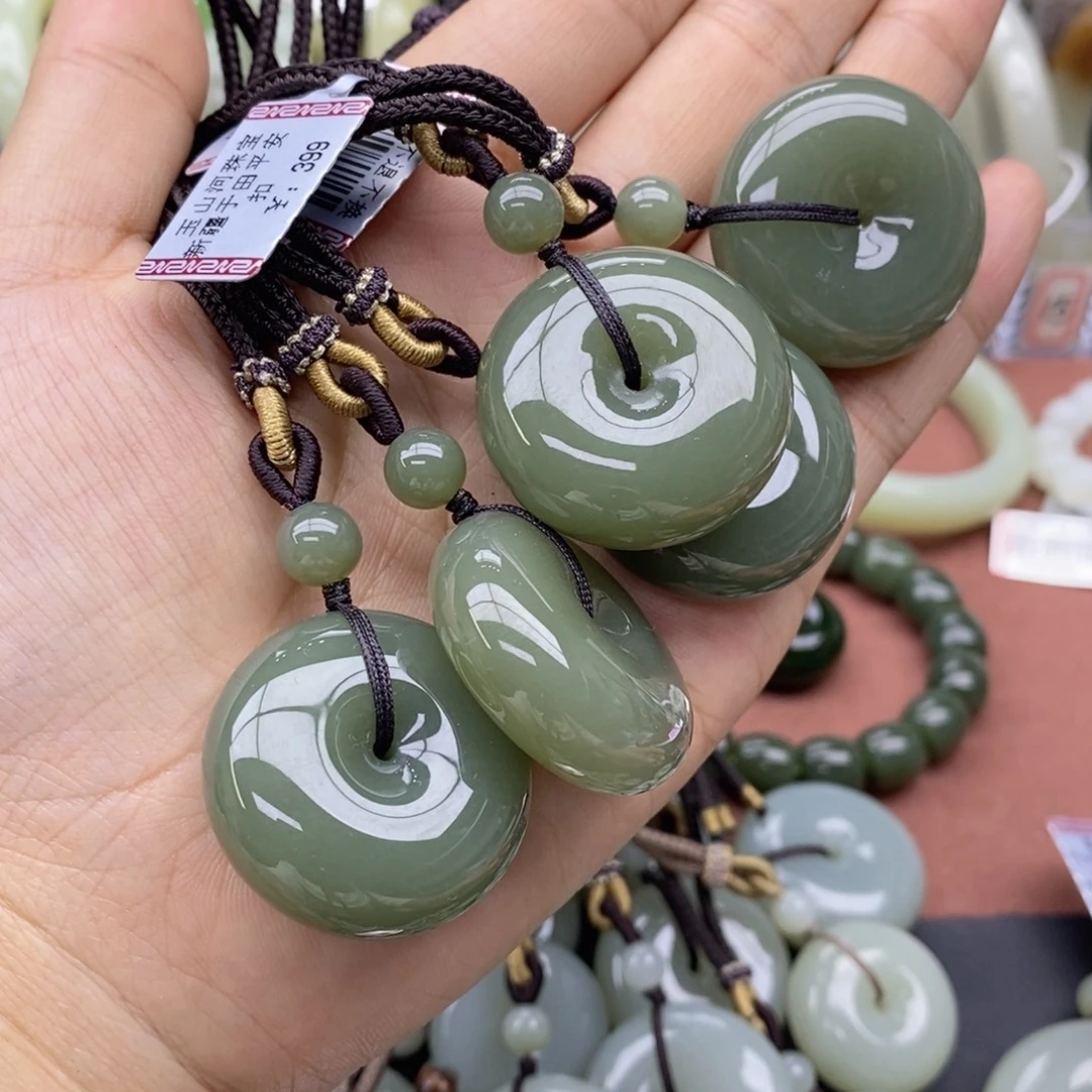 和田玉未镶嵌吊坠(不含链)多样性拍一发一