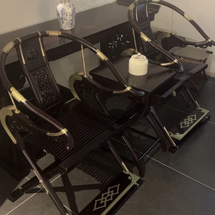 沙***柚紫檀木类成套家具