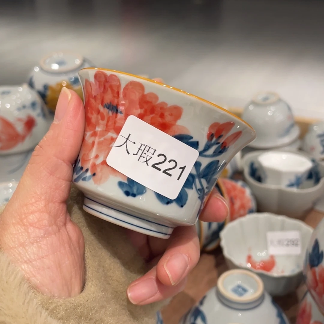 有瑕釉下彩纯手绘