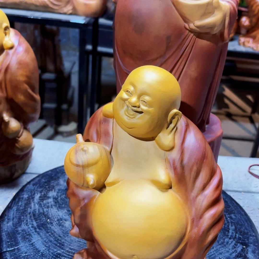 清***柔香樟木茶壶佛香樟木