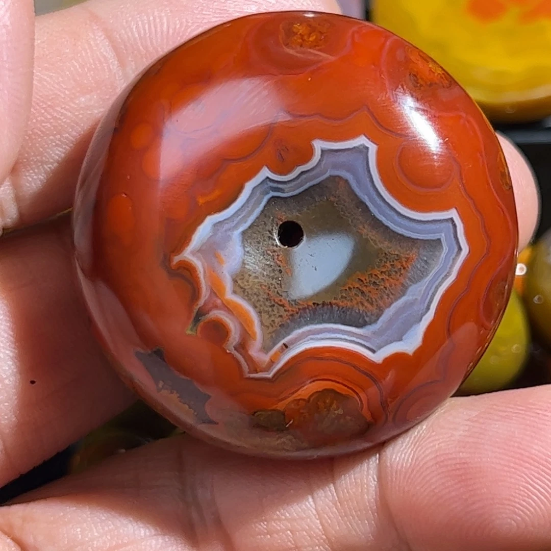 木***石玛瑙/玉髓合金颈饰