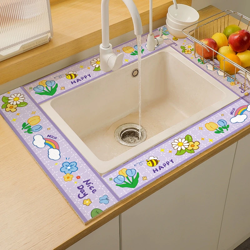 厨卫防油污神器防水贴水槽边缘缝隙吸水垫静电台面吸湿贴防霉贴纸