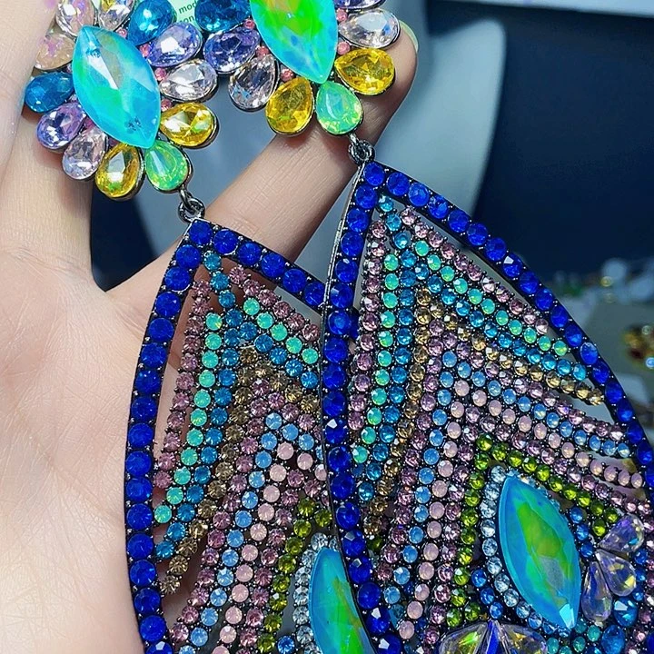 至***️锆石纯铜合金耳坠