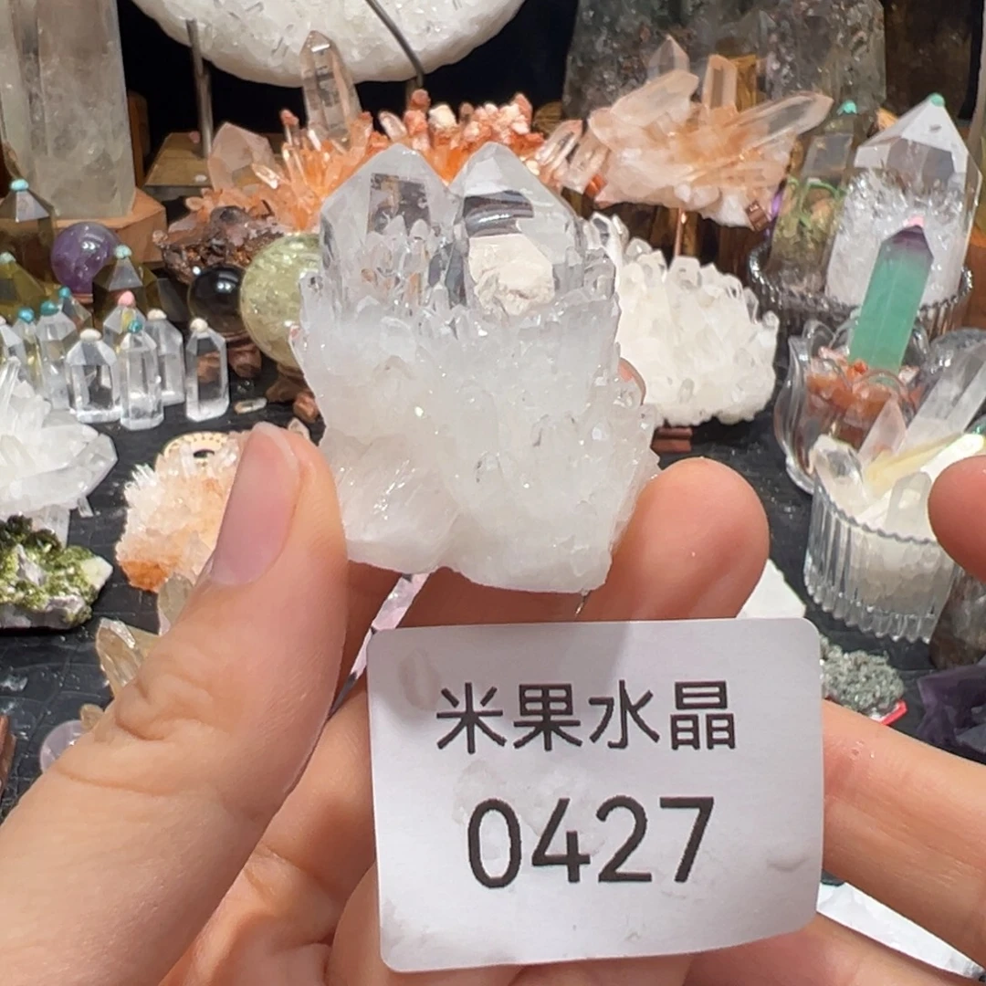 白***夏未镶嵌珠宝半成品水晶