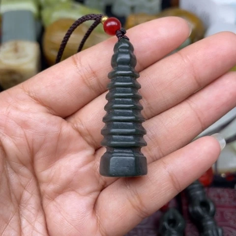 和田玉未镶嵌颈饰117