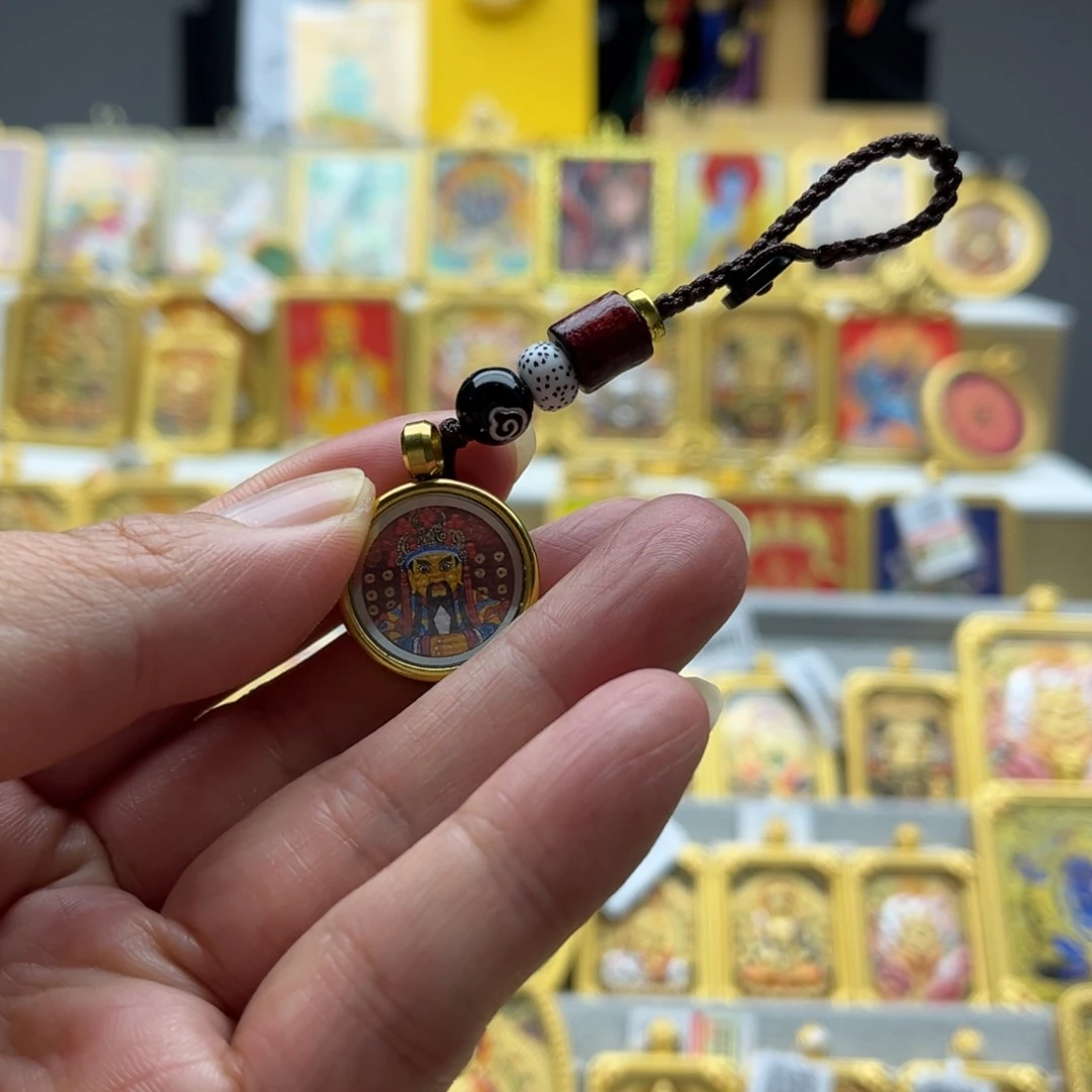 吊坠唐卡的历史悠久的文化遗产保护