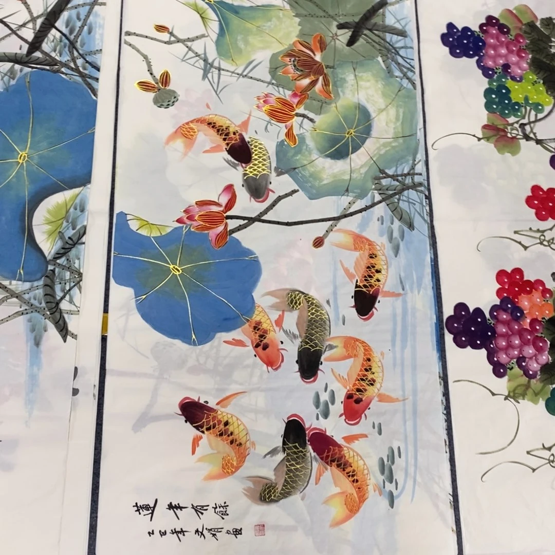 国画尺寸140✖️70四尺精品手绘画