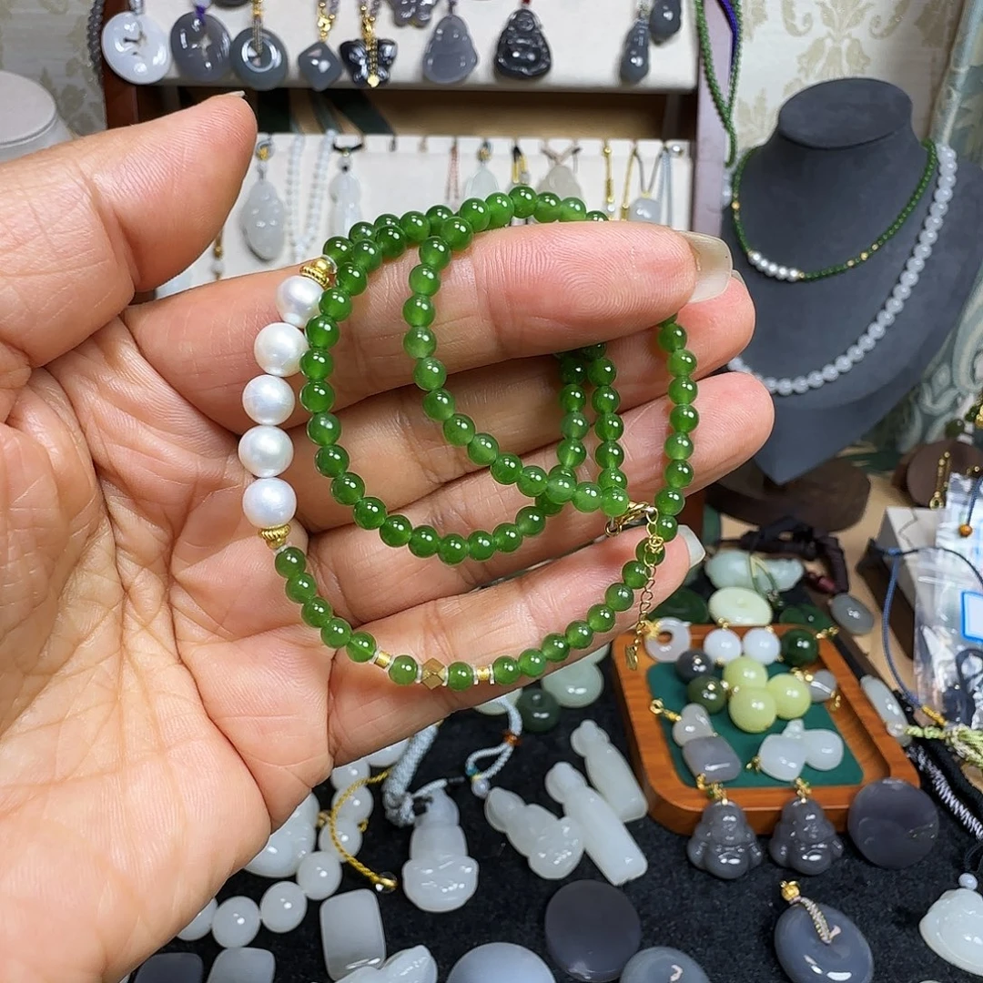 木***、和田玉未镶嵌吊坠(不含链)