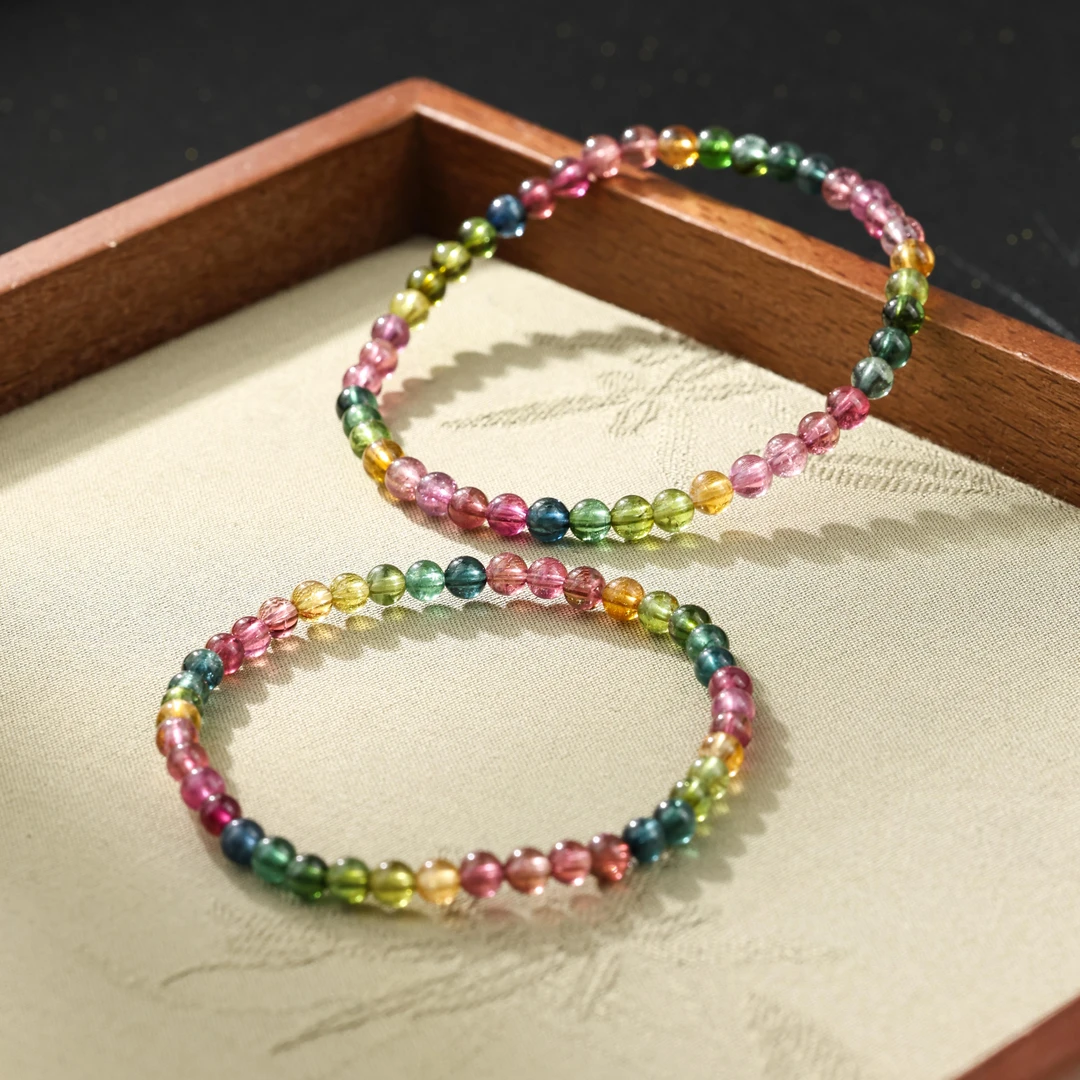 【举石臻选】TA1006-688-34碧玺手串（一件/多样性发）S