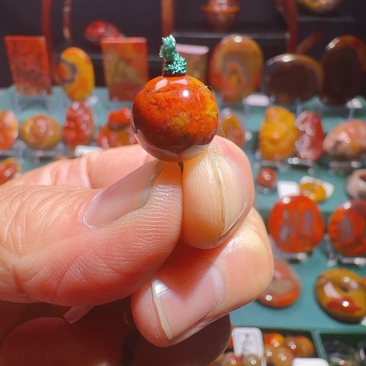 夜***静玛瑙/玉髓未镶嵌珠宝半成品