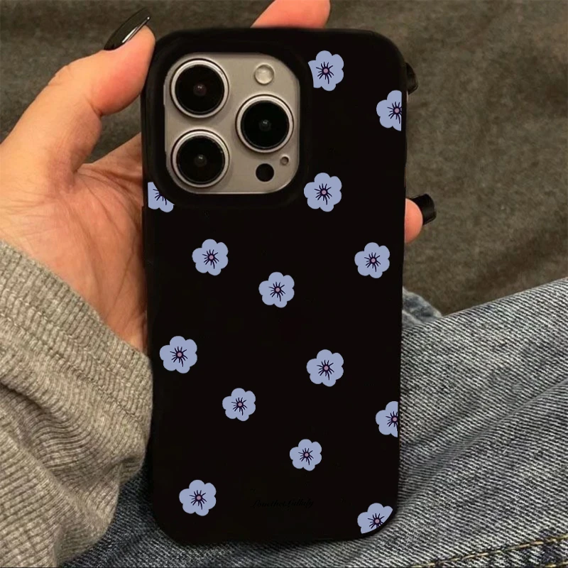 小众ins春天满屏花朵适用iPhone15苹果16promax手机壳13果冻12女