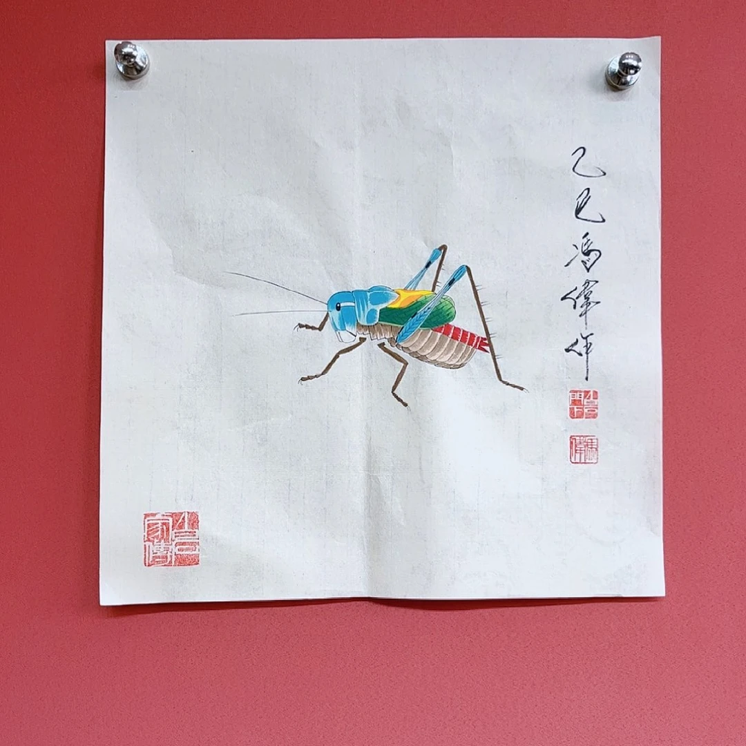 国画冯伟老师作品朵