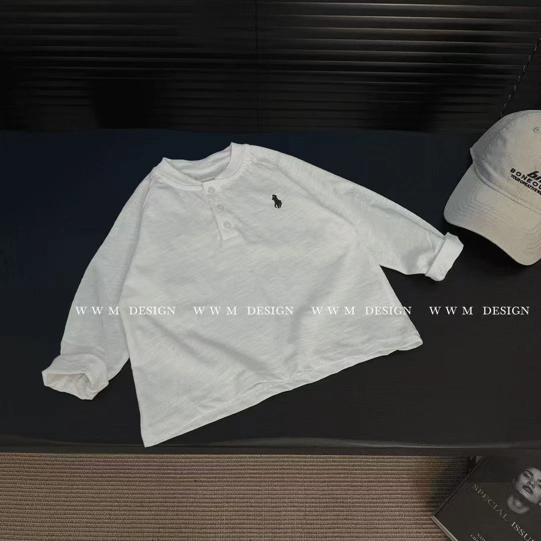 纯棉刺绣秋季新款圆领休闲百搭打底长袖