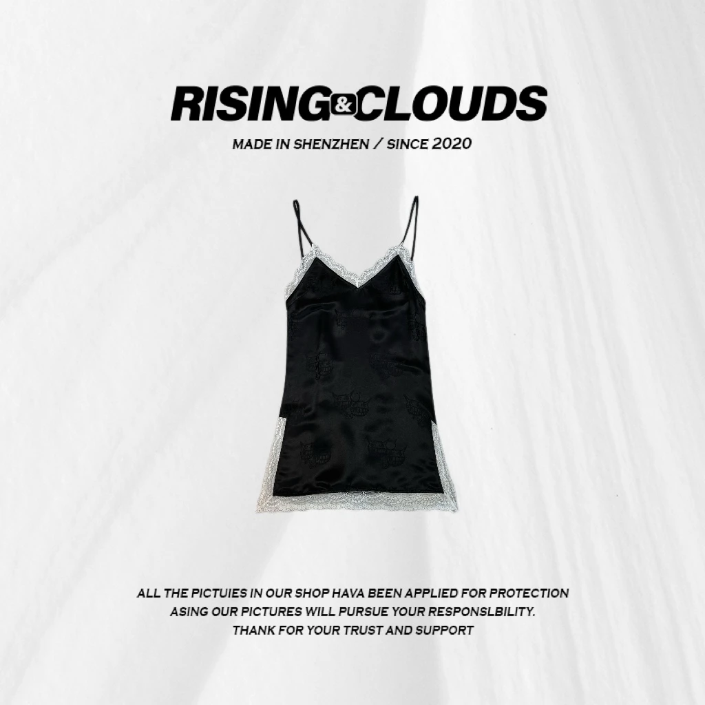 RISING&CLOUDS【小云姐】舒适显瘦休闲早春蕾丝吊带连衣裙010325