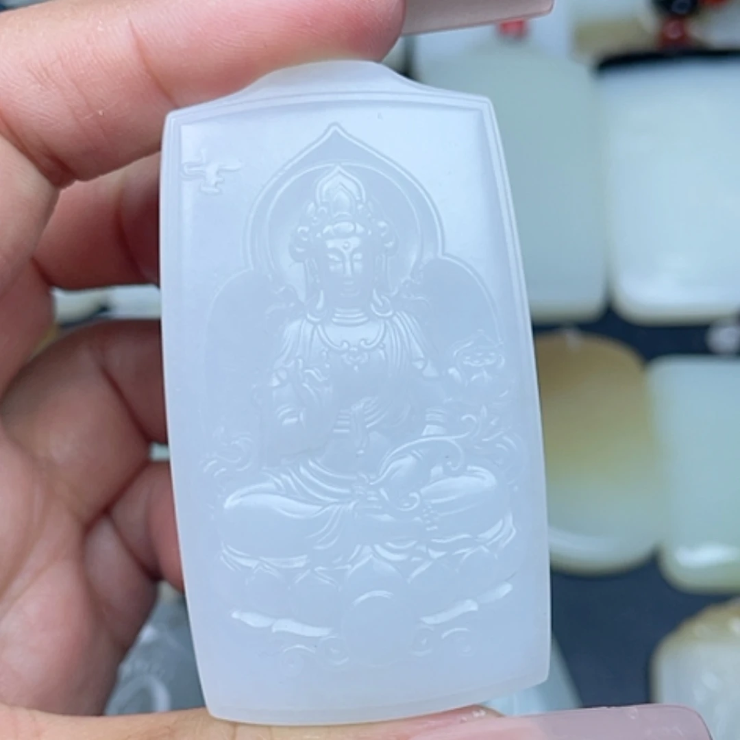 【闪购商品】颈饰未镶嵌和田玉抖***康