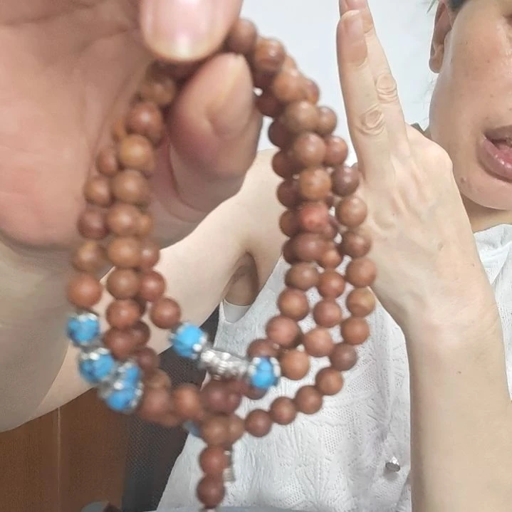 泗水砭石文化馆砭石108手把件