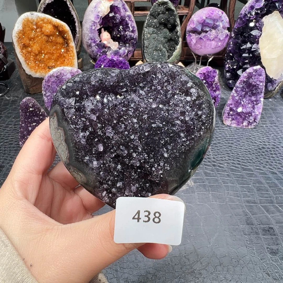 紫晶未镶嵌珠宝半成品