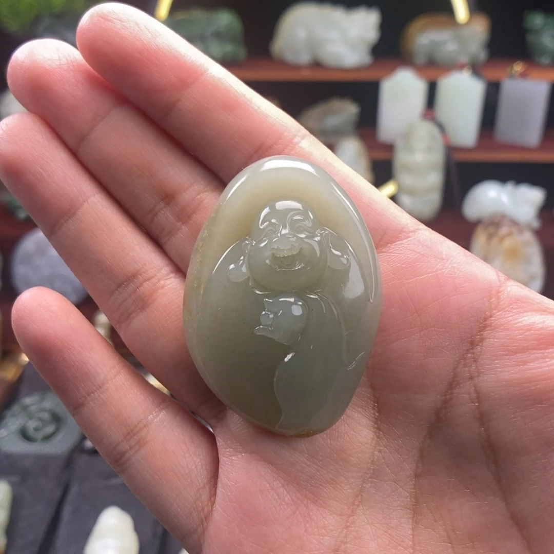 和田玉（糖玉）未镶嵌颈饰