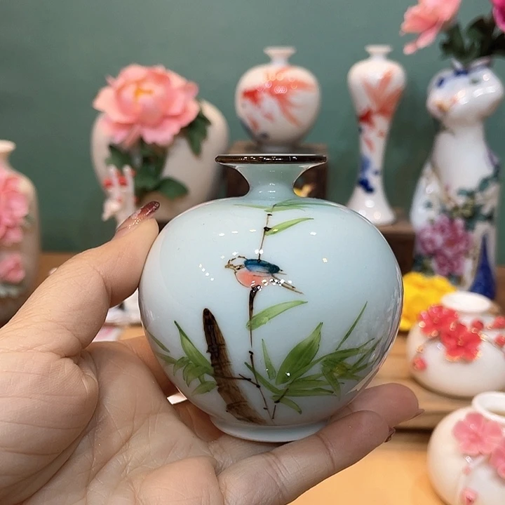 摆件手工陶瓷精致摆件