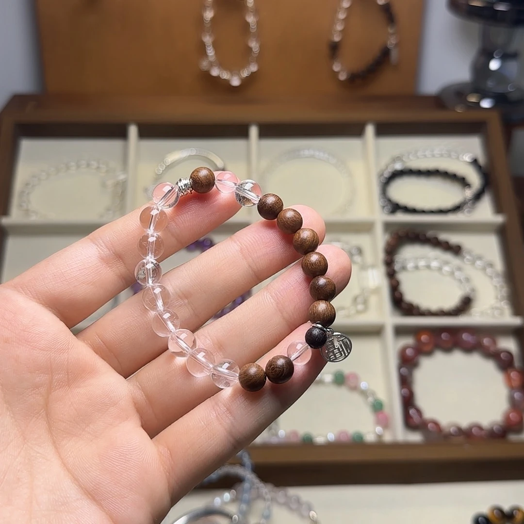 水晶手链未镶嵌白水晶