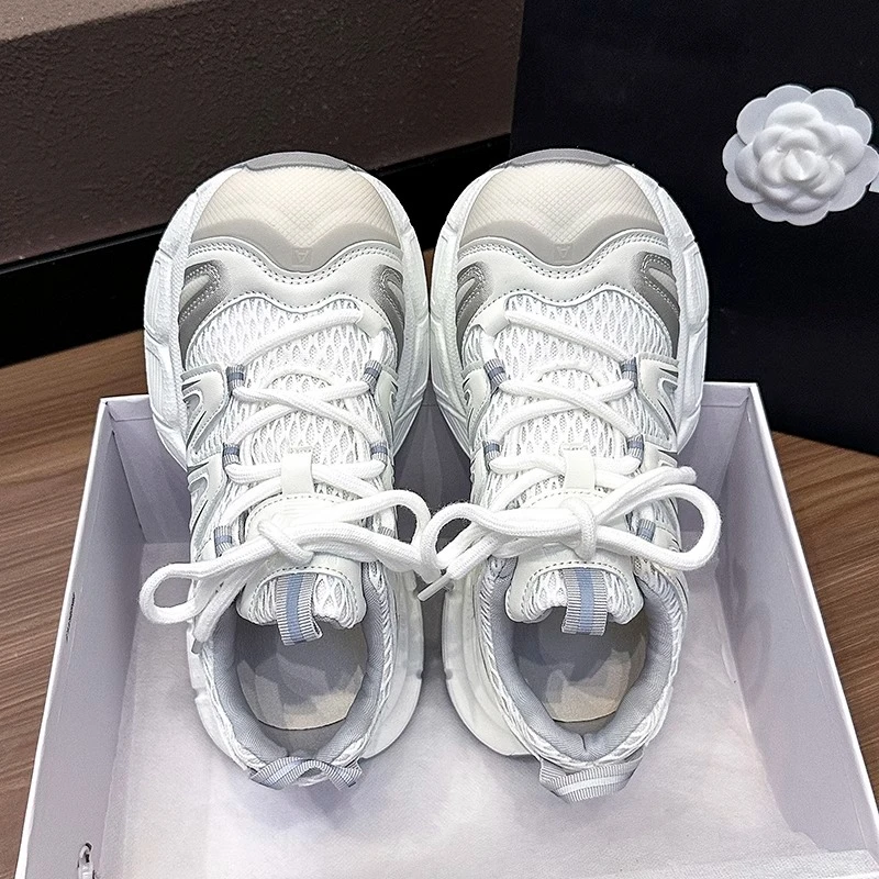 欧货薄网老爹鞋女2025夏季新款厚底增高休闲鞋运动鞋登山鞋女潮鞋