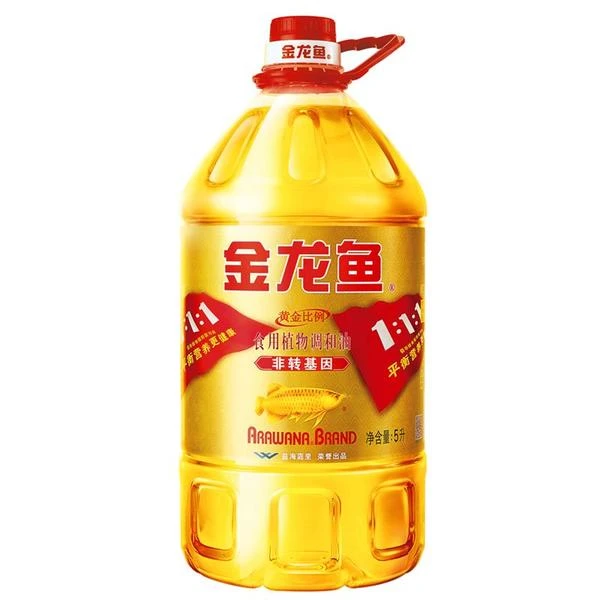 金龙鱼黄金比例食用植物调和油5L