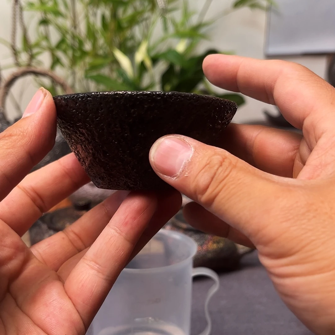 杯茶****語荥经黑砂馒头窑精美主人杯