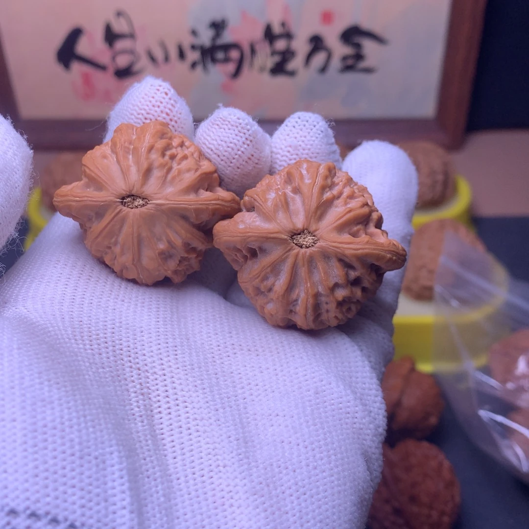 小***贵文玩核桃把件39战鼓