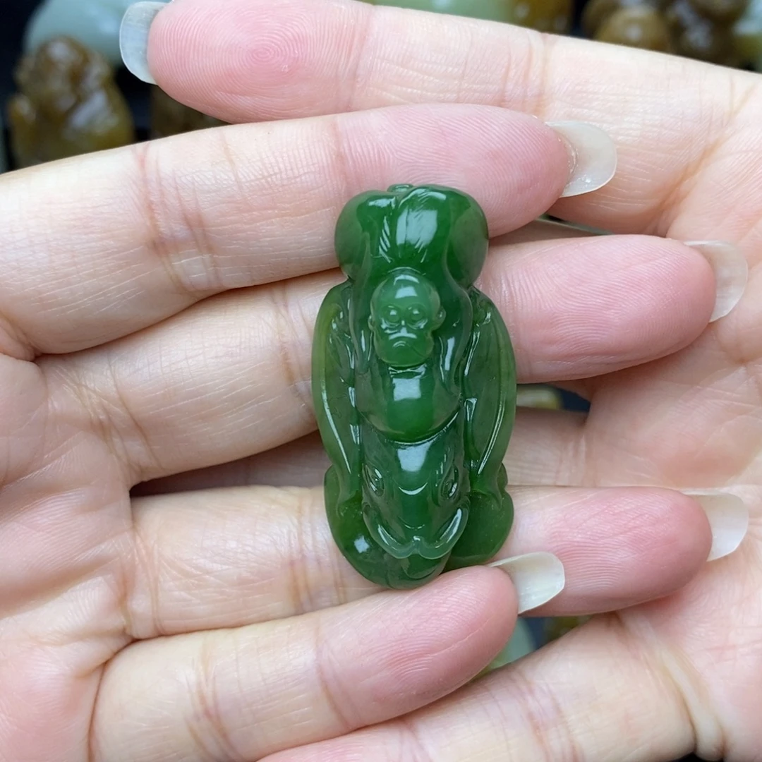和田玉（碧玉）未镶嵌挂件