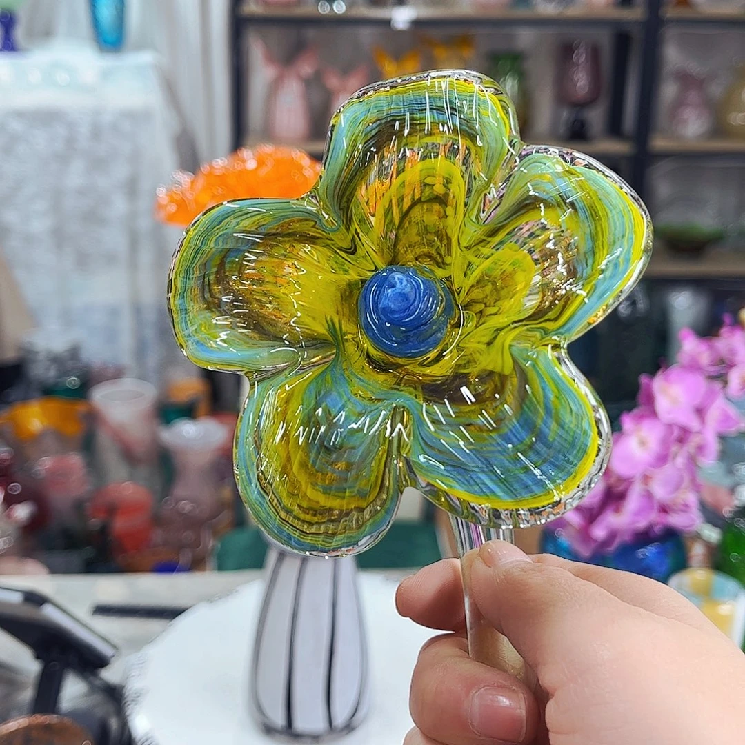 摆台花家悦琉璃工艺品