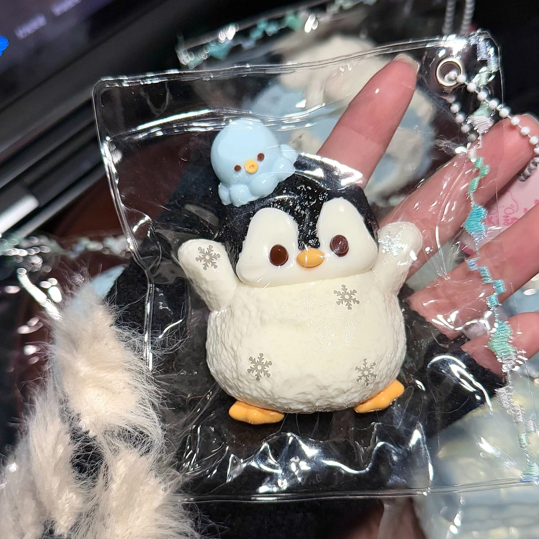 【厚奶可塑泥3.0】敲可爱的企鹅和小伙伴硅胶捏捏女生礼物手工玩具