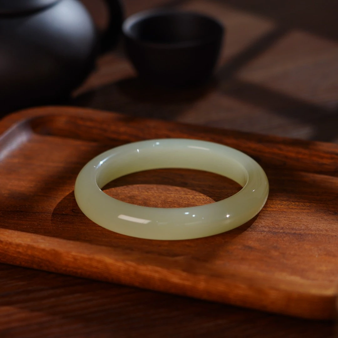 【睿泽赏宝】和田玉高冰晴水手镯多样性发一（51-60#）12*9 V2839