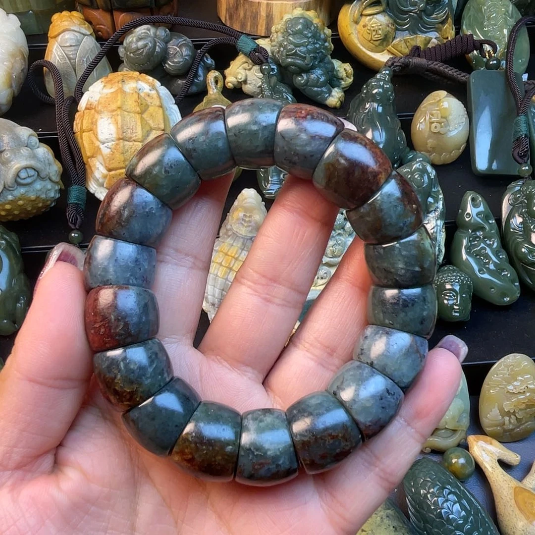 透闪石质玉未镶嵌手链