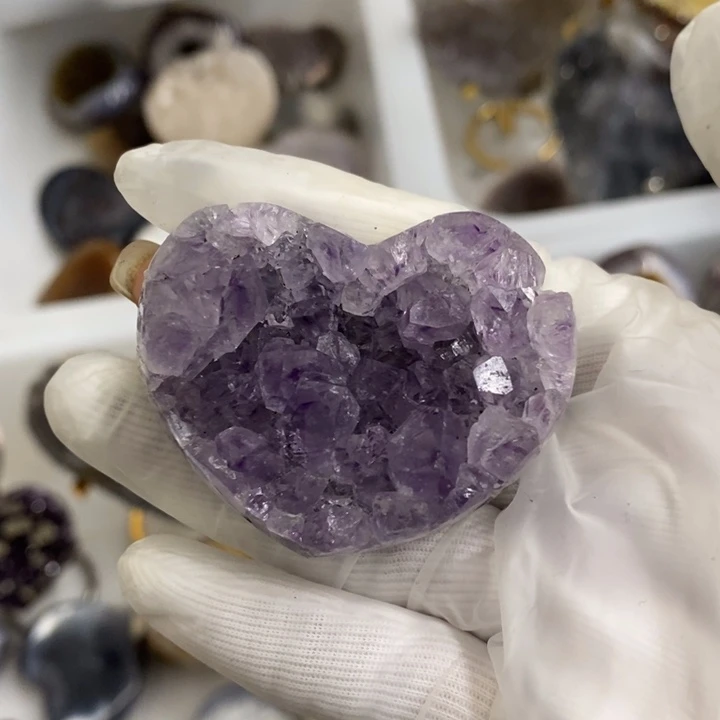 紫晶珠宝半成品未镶嵌45