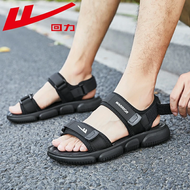 Warrior/回力凉鞋男款潮夏季2025新款运动沙滩鞋男士青少年凉拖鞋