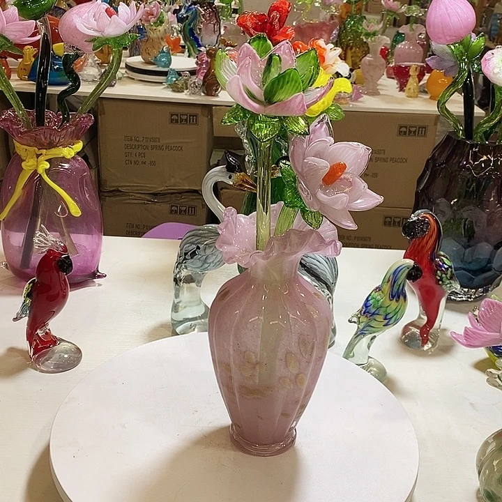 两只花加瓶高38厘米