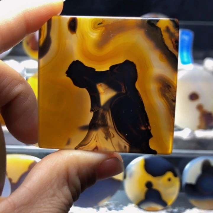 合金玛瑙/玉髓珠宝奇石34