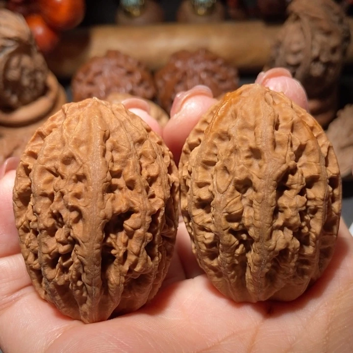 把件文玩核桃东北楸子小雪77