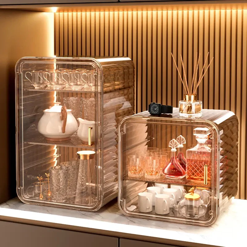 CLEAN ONE杯子收纳置物架茶杯防尘杯架茶具收纳柜咖啡储物沥水架