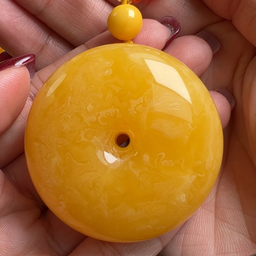 蜜蜡毛衣链未镶嵌无优化