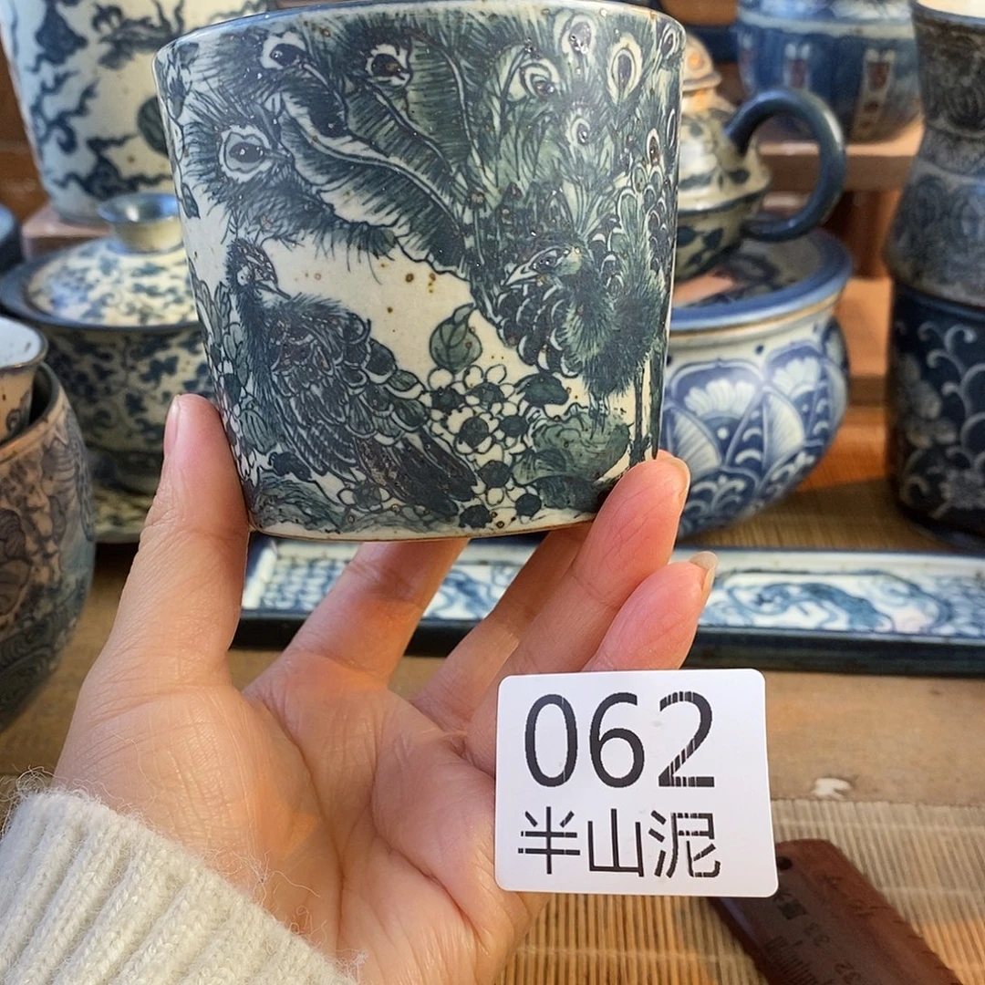 陶手工手绘青花高温陶瓷