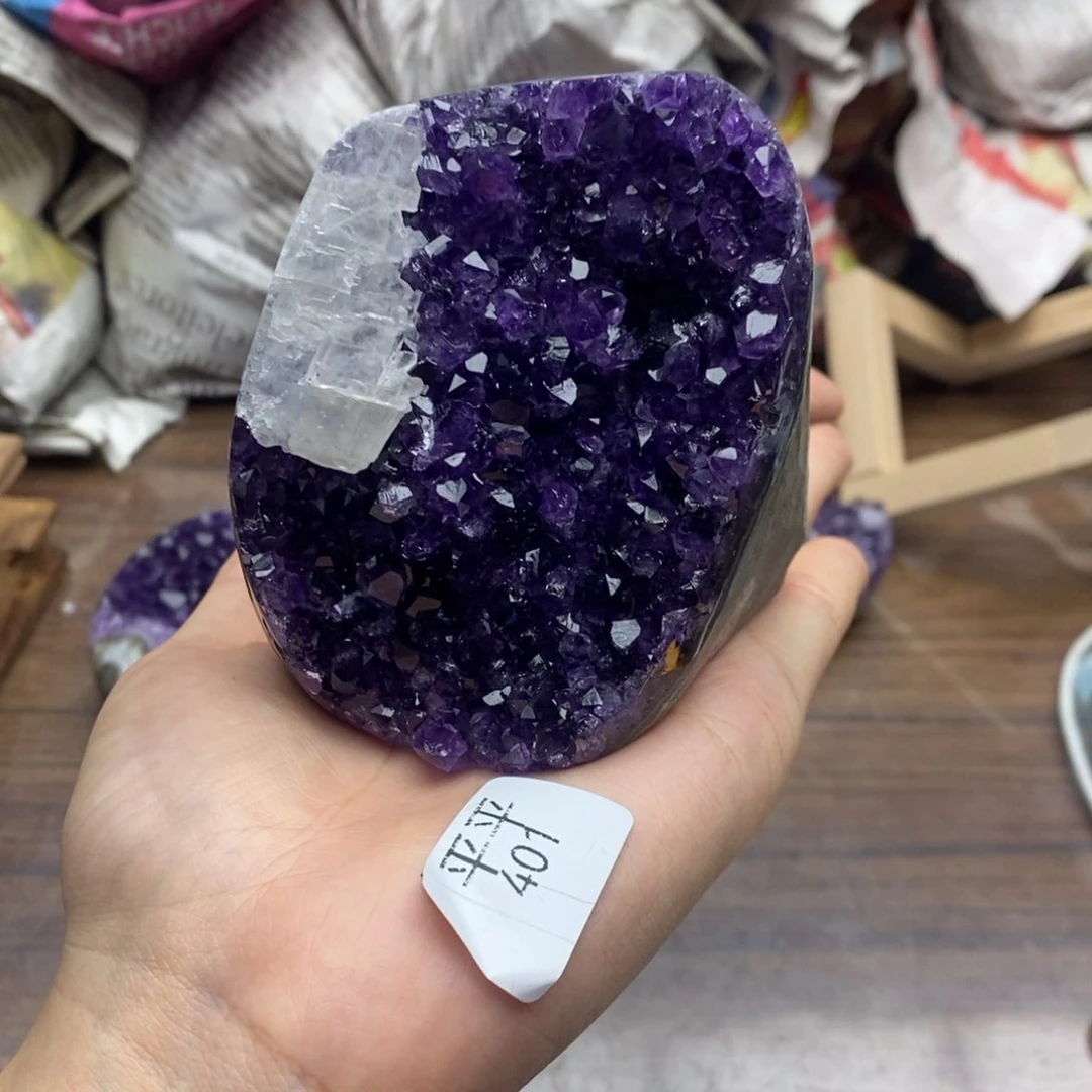 紫晶珠宝半成品未镶嵌
