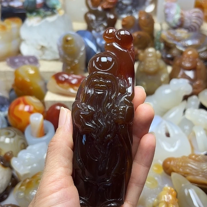 淮***剑玛瑙/玉髓未镶嵌饰品