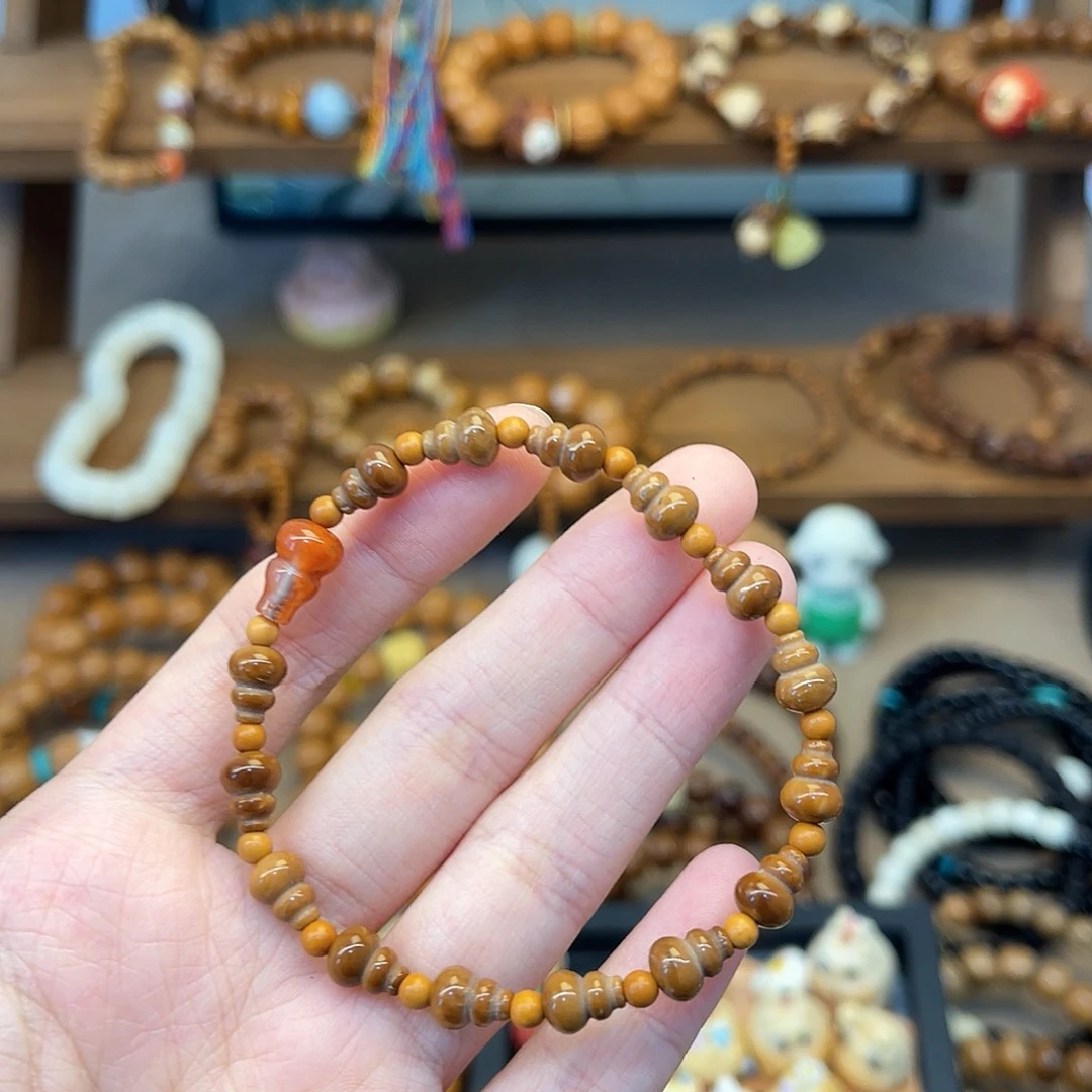 库克手串遥*搭配红葫芦